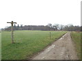 Track through Lullingstone Park in BR6 7PX