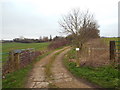 Farm track at Great Cockerhurst, near Shoreham (Kent) in TN14 7UB