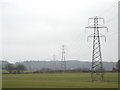Pylons near Great Cockerhurst in TN14 7UB