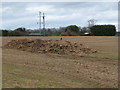 Muck heap, north of Roughley Corner in DL7 9LU