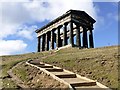 Steps to the Penshaw Monument in Shiney Row Ward