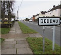 Beddau boundary sign in CF38 2BW