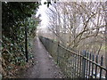Footpath linking the two parts of Woodfield Road in DN4 8FF