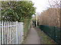 Footpath linking the two parts of Woodfield Road in DN4 8QQ