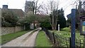 Footpath towards St Andrew's Church in CB10 2PQ