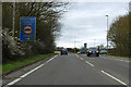 Roundabout on A354 Blandford by-pass in DT11 9LH