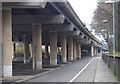 M6 motorway viaduct above Moor Lane in B6 7AN