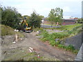 Staveley Bypass work viewed from Hartington Road Bridge in S43 3YA