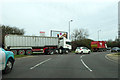 Traffic on A127 / A1245 roundabout in SS7 3NQ