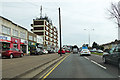 Shops and flats by A127, Southend in SS2 6BT