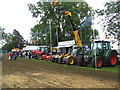 Tractor display at the 2007 Mid-Somerset Show in BA4 5FL