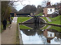 Perry Barr Flight Top Lock No 1 and lock keepers cottage in B42 1LX