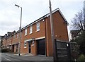 Row of houses on Woodside, Thornwood Common in Thornwood Common