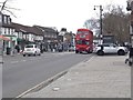 Routemaster bus on Epping High Street in CM16 5ES