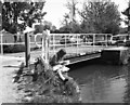 Lift Bridge, Basingstoke Canal, North Warnborough, Hampshire in RG29 1BX