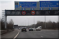 Borough of Runnymede : M25 Motorway in TW20 9JT