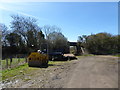 Bridge over disused East Gloucestershire Railway trackbed, Calcroft Lane in OX18 2SB