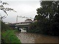 West Coast Main Line and Shropshire Union Canal near Clive Green in CW7 3NX