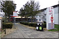 Entrance to Ed's Easy Diner at South Mimms Services in EN6 3HY