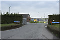 Entrance to the industrial park in DE15 9HT