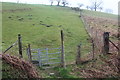 Hillside footpath from minor road in CF83 4HS