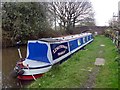 Narrowboat 'Lengthsman' at Brookhay Bridge in WS13 8RQ