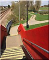 Railway footbridge, Hull in HU5 5QZ