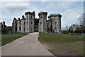 Raglan Castle: The gatehouse in NP15 2DU