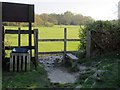 A stile at the New Forest pub in SO40 7BB