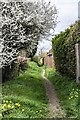 Footpath behind Church, Martinstown in DT2 9LD
