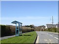 Bus shelter at Halwill Junction in EX21 5XS