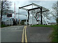 Draw-bridge across the Monmouthshire and Brecon Canal, Talybont-on-Usk in LD3 7YJ