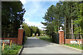 Entrance to Seven Hills Crematorium in IP10 0DQ