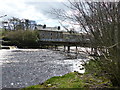 Footbridge over the River Ribble at Holmehead in BD24 9LE