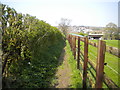Public footpath to Pinxton north east of Hall Green in NG16 6NS