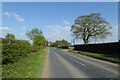 Road passing Easingwold Golf Club in YO61 3ET