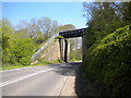 Footbridge across the A632 west of Langwith in NG20 9DS