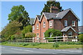 Houses by the crossroad at Knighton in SN8 2QB