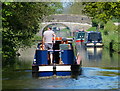 Narrowboats near Little Onn Bridge No 24 in ST20 0AY