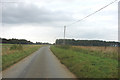 Country road south of Fincham, Norfolk in PE33 9HF