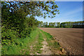 Bridleway leading to Brocklesby in DN41 8HN