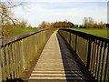 Footbridge over the River Ouzel in MK7 7JD