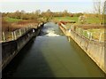 A weir on the River Ouzel in MK7 7JD