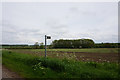Finger post near Apley Manor in Apley