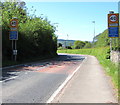 Start of the 40 zone on the A479, Cwmdu, Powys in NP8 1RP