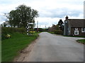 Road junction at Hornsby Gate in Cumwhitton