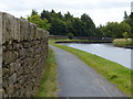Towpath along the Leeds and Liverpool Canal in BB5 4JP