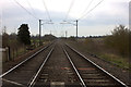 Looking south from Duxford level crossing in Duxford