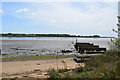 Remains of jetty at Fingringhoe Wick in CO7 8BE