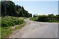 Farm track off Station Road near Knaith in Knaith